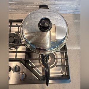 Kitchen Craft by West Bend 12” Stainless Steel Waterless Skillet with Vented Lid